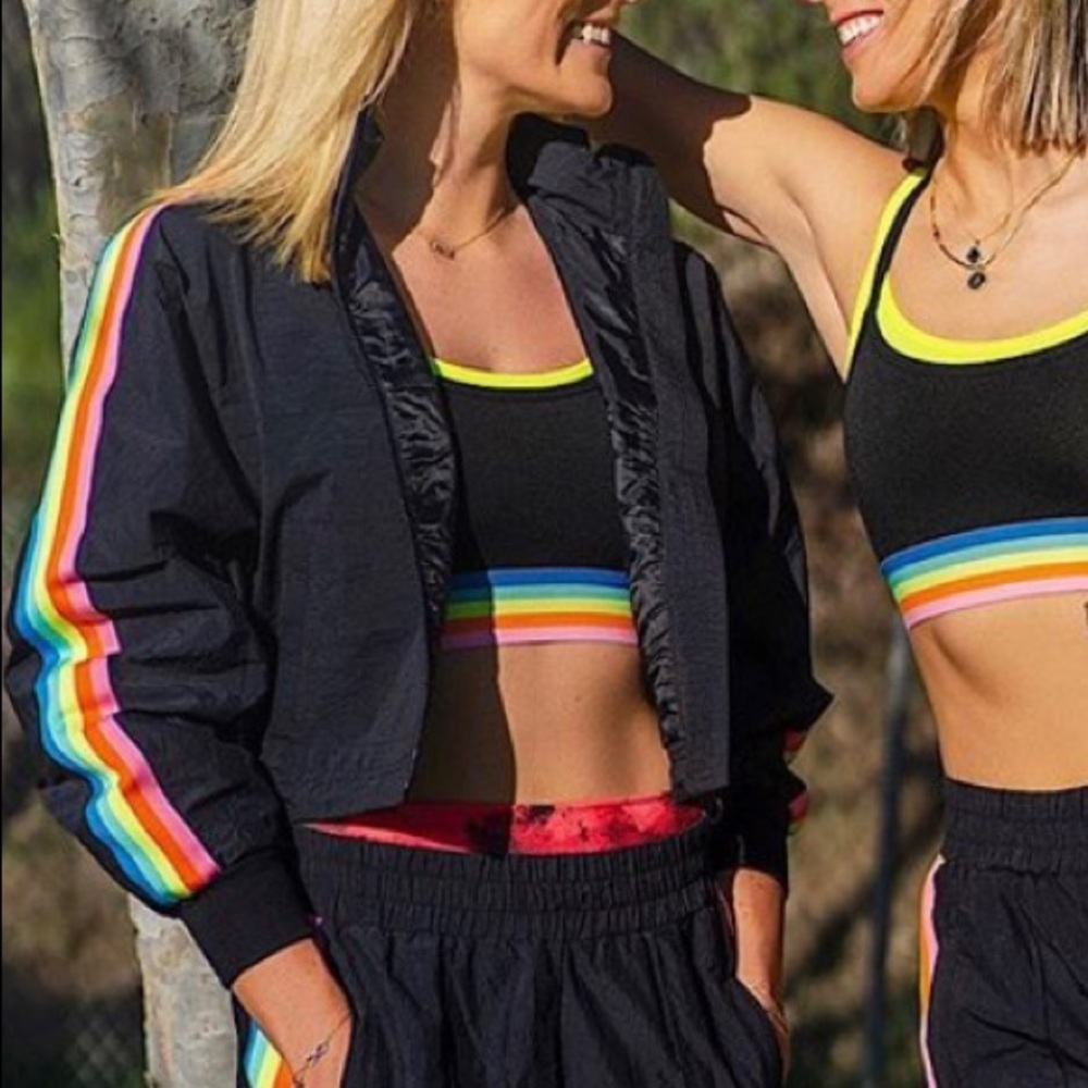 Fabletics pride track jacket